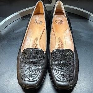 Söfft Women's Shoes s 10M  black Stylish Comfort Slip On Loafers Orthotic